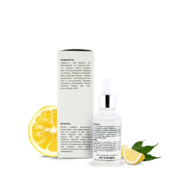 23% Vitamin C + Retinol Serum | Anti-Aging, Glow Boost, Fine Line Repair - 30ml / 1 fl.oz - Image 10